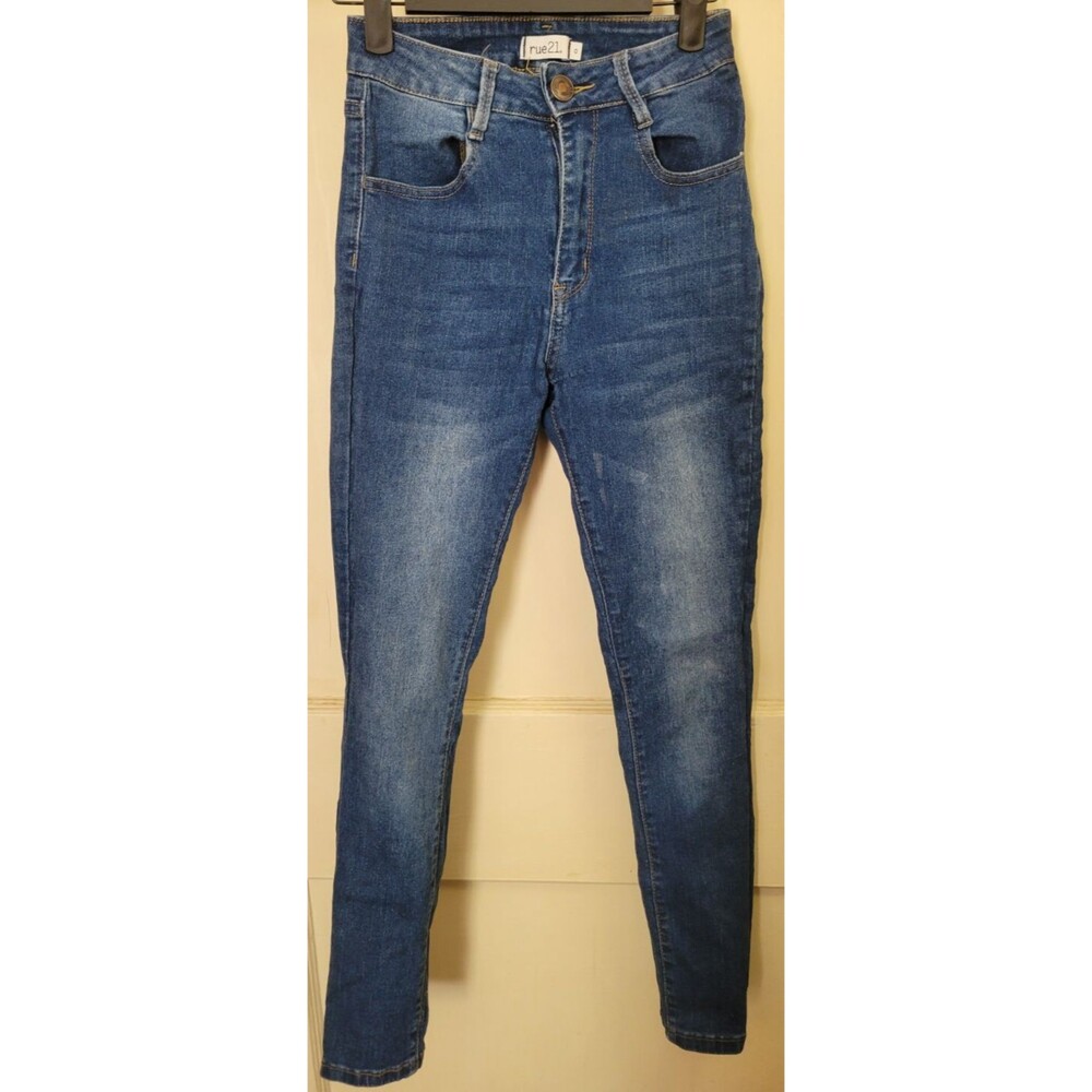 Women's Rue 21 Size 0 Straight Leg Denim Blue Jeans